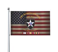 Drapeaux De Jardin 2E Division D'Infanterie Oif Oef Vétéran Célébrez Chaque Instant Bannières Extérieure Durable Drapeaus Décoratif Résistant Drapeau Fierté Pour Festivals Défilé Fête 90X152CM