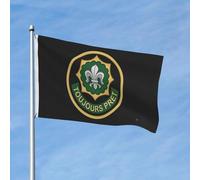 Drapeaux De Jardin 2E Régiment De Cavalerie Décorations Drapeau Extérieur Résiste Aux Intempéries Treer Drapeau Pour Célébrations Ferme Balcon Fête 90X150Cm