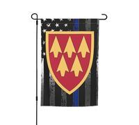 Drapeaux De Jardin 32Nd Army And Missile Defense Command Décorations Garden Flag Premium Bannière Extérieure Pour Célébrations Ferme M