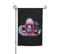 Drapeaux De Jardin 3Rd Brigade Combat Team, 82Nd Division Badge Résiste Aux Intempéries Pelouse Drapeaux Décorations Treer Drapeau Pour Ferme Jardinage M