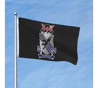 Drapeaux De Jardin 505E Régiment D'Infanterie Parachutiste Résiste Aux Intempéries Pelouse Drapeaux Décorations Treer Drapeau Pour Ferme Célébrations Patio 90X150Cm