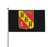 Drapeaux De Jardin 5E Régiment D'Artillerie De Défense Bannières Extérieure Decoration Drapeaus Décoratif Résistant Bannière Jardins Pour Fête Festivals Défilé 90X152CM