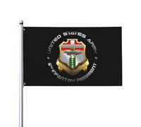 Drapeaux De Jardin 6E Régiment D'Infanterie Bannière Jardins Résistant Bannières Extérieure Durable Drapeau Fierté Pour Festivals Fête Défilé 90X150Cm