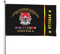 Drapeaux De Jardin 90x150cm, Affiche Murale Du 249E Bataillon Du Génie De La Guerre Du Golfe Bannière De Drapeaux Décoration Bannière, Pour D'Intérieur, Les Défilés, Balcon