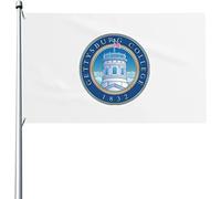 Drapeaux De Jardin 90x150cm, Logo Du Gettysburg College Drapeau Paysage Renforcé Avec Bannière À Œillets, Pour Les Bureaux, Les Défilés, Balcon