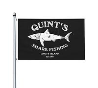 Drapeaux De Jardin 90x150cm, Mâchoires De Pêche Au Requin Quints Grand Drapeau Lavable Bannière À Œillets, Pour Jardin, D'Intérieur, Balcon