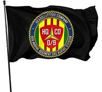 Drapeaux De Jardin 9E Régiment De Marines, 3E Division De Marines Drapeaux Décoratifs D'Extérieur Résistant Bannière De Jardin Pour Festivals Extérieurs Décoration 90X150 Cm
