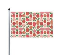 Drapeaux de jardin à motif fruits sous l'arbre, drapeaux décoratifs double face, adaptés pour les pelouses, balcons, porches, etc.