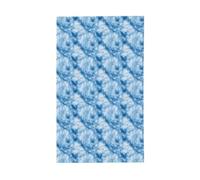 Drapeaux de jardin à motif marbré bleu de rêve avec œillets pour décoration intérieure ou extérieure de fête 91 x 152 cm