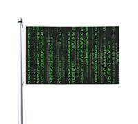 Drapeaux de jardin à motifs The Age of the Hacker, drapeaux décoratifs double face, adaptés pour les pelouses, balcons, porches, etc.