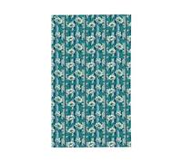 Drapeaux de jardin à rayures verticales bleu sarcelle et turquoise, 9,1 x 1,5 m, bannière de vœux avec œillets, décoration d'intérieur ou d'extérieur