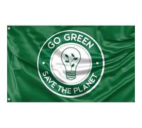 Drapeaux De Jardin Adoptez Une Démarche Écologique Pour Sauver La Planète Bannières Extérieure Décoratif Bannière De Cour Pour Extérieurs Intérieurs Carnavals 90X150 CM