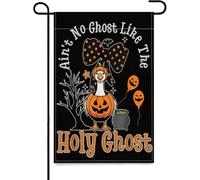 Drapeaux de jardin « Ain't No Ghost Like The Holy Ghost Goose » pour Halloween, drapeau de jardin double face pour dortoir
