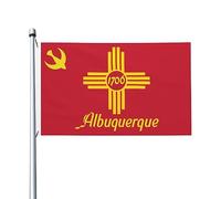 Drapeaux De Jardin Albuquerque, New Mexico Bannière Extérieure Premium Pelouse Drapeaux Pour Jardinage Patio Ferme 90X150 CM