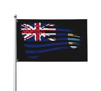 Drapeaux De Jardin America And Saint Helena Island Bannière Jardins Imperméabiliser Drapeau Fierté Couleurs Vives Drapeaus Décoratif Pour Fête Balcon Défilé 90X152CM