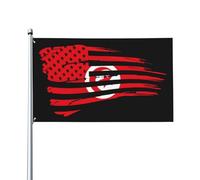 Drapeaux De Jardin America And Tunis Drapeaus Décoratif Imperméabiliser Drapeau Fierté Couleurs Vives Bannière Jardins Pour 90X152CM