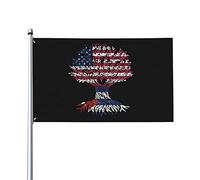 Drapeaux De Jardin American Crown With Cuba Roots Drapeau Fierté Durable Drapeaus Décoratif Couleurs Vives Bannières Extérieure Pour Festivals Défilé Balcon 90X152CM
