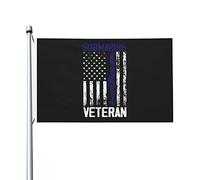 Drapeaux De Jardin American Submarine Veteran Bannière Jardins Couleurs Vives Drapeau Fierté Imperméabiliser Bannières Extérieure Pour Fête Balcon Défilé 90X152CM