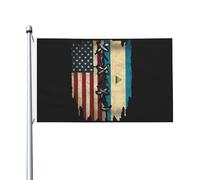Drapeaux De Jardin Amérique Nicaragua Bannière Jardins Durable Drapeaus Décoratif Imperméabiliser Bannières Extérieure Pour Fête Défilé Balcon 90X150CM