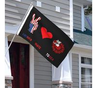 Drapeaux De Jardin Amérique Paix Tonga Tongans Bannière Jardins Decoration Bannières Extérieure Résistant Drapeaus Décoratif Pour Festivals Défilé Balcon 90X152CM