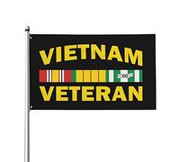 Drapeaux De Jardin Amérique Vétéran Du Vietnam États-Unis États-Unis Bannière Jardins Résistant Bannières Extérieure Imperméabiliser Drapeaus Décoratif Pour Balcon Festivals Défilé 90X152CM