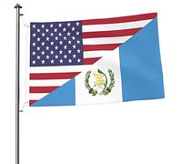 Drapeaux De Jardin Amitié Entre Nous Et Le Guatemala Drapeau Fierté Decoration Drapeaus Décoratif Imperméabiliser Bannières Extérieure Pour Festivals Défilé Balcon 90X152CM