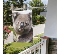 Drapeaux de jardin amusants de 6,1 x 0,9 m pour l'extérieur - Motif koala - Drapeau de jardin double face - Bannières de bienvenue pour la maison, la pelouse, la décoration d'intérieur/extérieur
