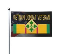 Drapeaux De Jardin Ancien Combattant De La 4E Division D'Infanterie Du Vietnam Bannières Extérieure Couleurs Vives Drapeaus Décoratif Decoration Bannière Jardins Pour Balcon Défilé Fête 90X152CM