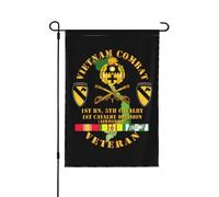Drapeaux De Jardin Ancien Combattant De La Cavalerie Au Vietnam, 1Er Bataillon, 5E Régiment De Cavalerie, Conduite En État D'Ivresse, 1Re Division Decoration Drapeau Fierté Pour 90X150Cm