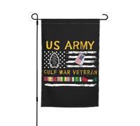 Drapeaux De Jardin Ancien Combattant Des Forces Spéciales Américaines De La Guerre Du Golfe Drapeaus Décoratif Decoration Bannières Extérieure Résistant Drapeau Fierté Pour Fête 30X45CM