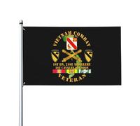 Drapeaux De Jardin Ancien Combattant Du Vietnam, W 1Er Bataillon 21E Régiment D'Artillerie Dui 1Re Division De Cavalerie Durable Drapeaus Décoratif Bannière Jardins Pour 90X150Cm