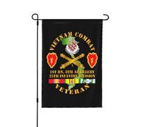 Drapeaux De Jardin Ancien Combattant Du Vietnam, W, 1Er Bataillon, 8E Régiment D'Artillerie, Dui, 25E Division D'Infanterie, Ssi Drapeaus Décoratif Drapeau Fierté Decoration Pour 90X150Cm