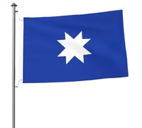 Drapeaux De Jardin Ancien Flag Mapuche Décoratif Drapeaux Personnalisés Lavable Bannière, Pour D'Intérieur, Les Bureaux, Les Défilés, 90x150cm