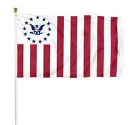 Drapeaux De Jardin Ancien Pavillon Fédéral Du Fisc Des États-Unis (1836) Drapeaus Décoratif Couleurs Vives Drapeau Fierté Durable Bannières Extérieure Pour Festivals Balcon Fête 90X152CM