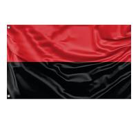 Drapeaux De Jardin Armée Insurgée Ukrainienne Drapeaux Décoratifs D'Extérieur Personnalisée Bannière De Jardin Pour Cour Festivals Pelouse 90X150 CM