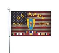 Drapeaux De Jardin Armée Militaire 4E Régiment De Cavalerie Oif Oef Vétéran Célébrez Chaque Instant Drapeau Fierté Durable Drapeaus Décoratif Résistant Bannières Extérieure Pour Fête 90X152CM
