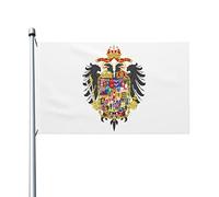 Drapeaux De Jardin Arms Austrian-Czech Empire Bannière Extérieure Premium Pelouse Drapeaux Pour Jardinage Patio Ferme 90X150 CM