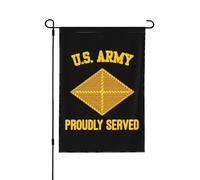 Drapeaux De Jardin Army Finance Corps Branch Garden Flag Premium Treer Drapeau Toutes Les Saisons Drapeau Extérieur Pour Balcon Fête Célébrations Jardinage M