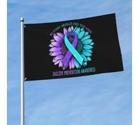 Drapeaux De Jardin Aucune Histoire Ne Devrait Se Terminer Trop Tôt. Sensibilisation À La Prévention Du Suicide. Drapeau Fierté Durable Bannière Jardins Résistant Drapeaus Décoratif Pour 90X150CM