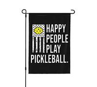 Drapeaux De Jardin Ball Lover Happy People Play Ball Toutes Les Saisons Bannière Extérieure Coupe-Vent Et Étancheune Garden Flag Pour Célébrations Ferme M