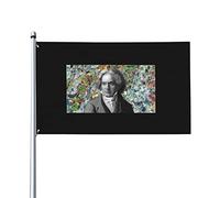 Drapeaux De Jardin Beethoven Drapeau Fierté Durable Bannière Jardins Résistant Drapeaus Décoratif Pour Balcon Célébrations Défilé 90X152CM