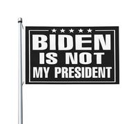 Drapeaux De Jardin Biden N'Est Pas Mon Président Bannières Extérieure Decoration Bannière Jardins Résistant Drapeau Fierté Pour Fête Balcon Défilé 90X152CM