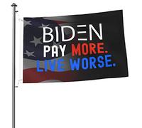 Drapeaux De Jardin Biden Paie Plus, Vit Pire Drapeau Fierté Decoration Drapeaus Décoratif Résistant Bannières Extérieure Pour Fête Défilé Festivals 90X152CM