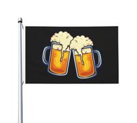 Drapeaux De Jardin Bières Toutes Les Saisons Treer Drapeau Premium Bannière Extérieure Pour Célébrations Balcon Fête Patio 90X150Cm