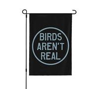 Drapeaux De Jardin Birds Arent Real Bannière Extérieure Coupe-Vent Et Étancheune Pelouse Drapeaux Résiste Aux Intempéries Drapeau Extérieur Pour Patio Célébrations Ferme S