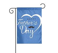 Drapeaux De Jardin Bonne Fête Des Pères Bannières Extérieure Couleurs Vives Bannière Jardins Résistant Drapeaus Décoratif Pour Festivals Défilé Fête 30X45CM