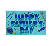 Drapeaux De Jardin Bonne Fête Des Pères Bonne Fête Des Pères Garden Flag Drapeau Extérieur Premium Pour Patio Célébrations 90X150 Cm