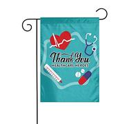 Drapeaux De Jardin Bonne Semaine D'Appréciation Des Infirmières Bannières Extérieure Durable Drapeaus Décoratif Résistant Bannière Jardins Pour Fête Balcon Défilé 30X45CM