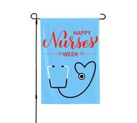 Drapeaux De Jardin Bonne Semaine Des Infirmières Drapeaus Décoratif Decoration Bannière Jardins Imperméabiliser Drapeau Fierté Pour Fête Balcon Festivals 30X45CM