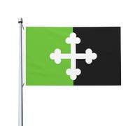 Drapeaux De Jardin Bourg-En-Bresse Drapeaux Décoratifs D'Extérieur Décoratif Bannière De Jardin Pour Cour Défilé Carnavals 90X150 CM